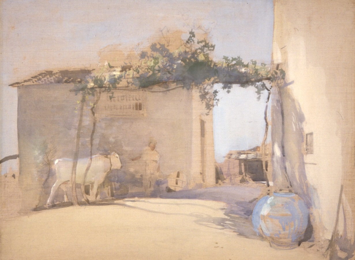 E.A. Walton, Farmyard near Florence, unknown date. City Art Centre, Museums & Galleries Edinburgh