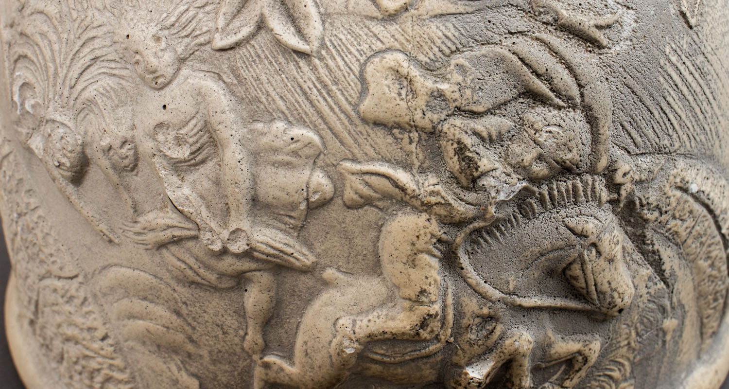Detail of Tam O'Shanter moulded jug