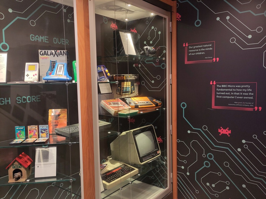 Computer technology on display at the Museum of Childhood A view of computer technology on display at the Museum of Childhood