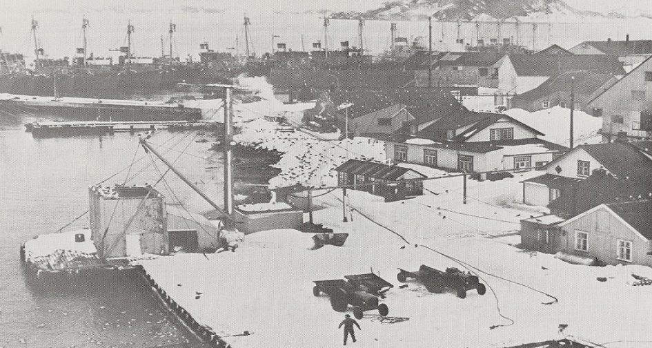 Leith Harbour whaling station, South Georgia, early 20th century