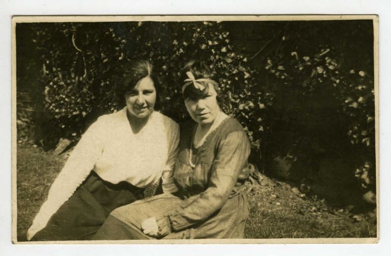Maggie and Grace c1919 Maggie and Grace c1919