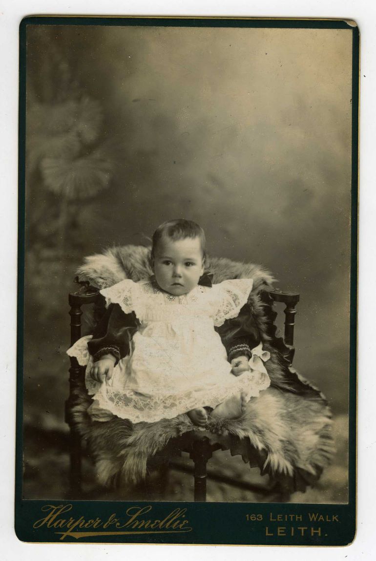 William Crawford as a baby in 1902