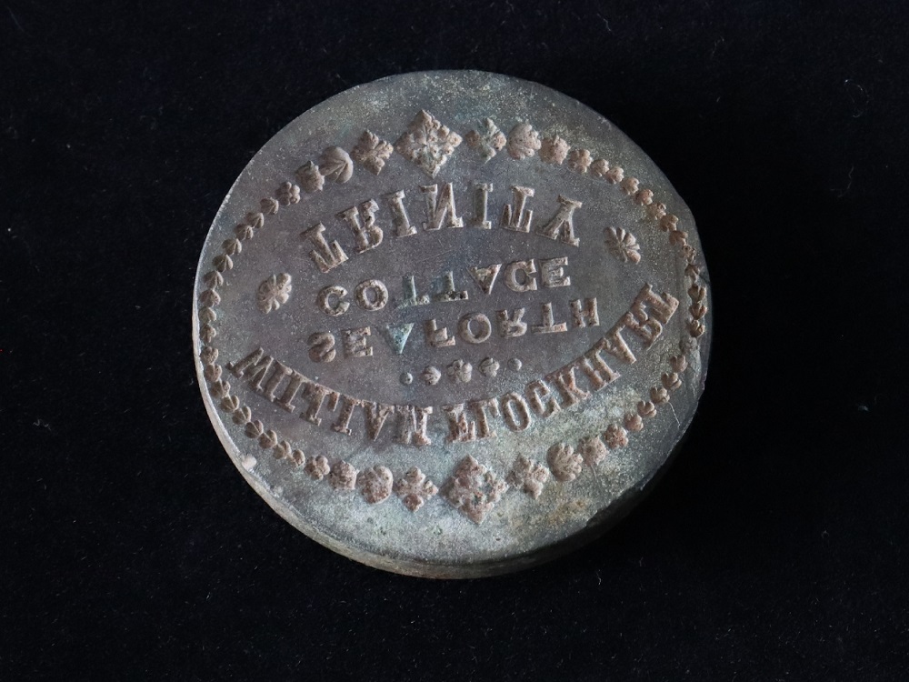 William Flockhart sealing wax stamp c1855. Image © City of Edinburgh Council Museums & Galleries: Museum of Edinburgh