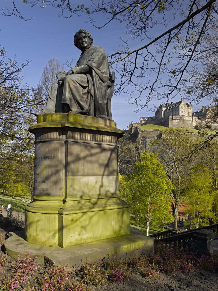 Sir James Young Simpson Memorial, 1877, © Edinburgh Libraries, www.capitalcollections.org.uk