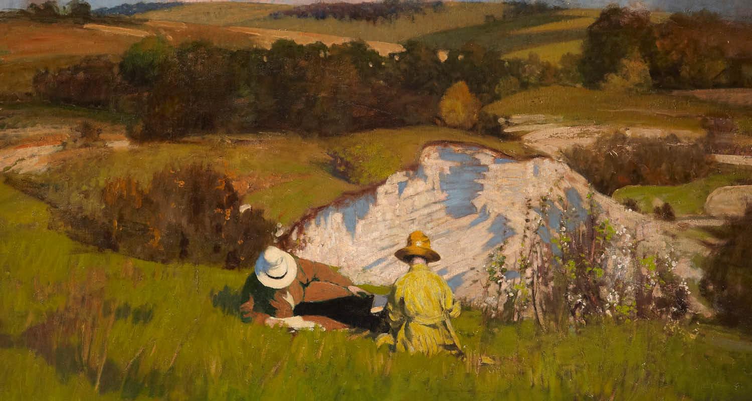 George Henry, The Chalk Pit, 1922. City Art Centre, Museums & Galleries Edinburgh.