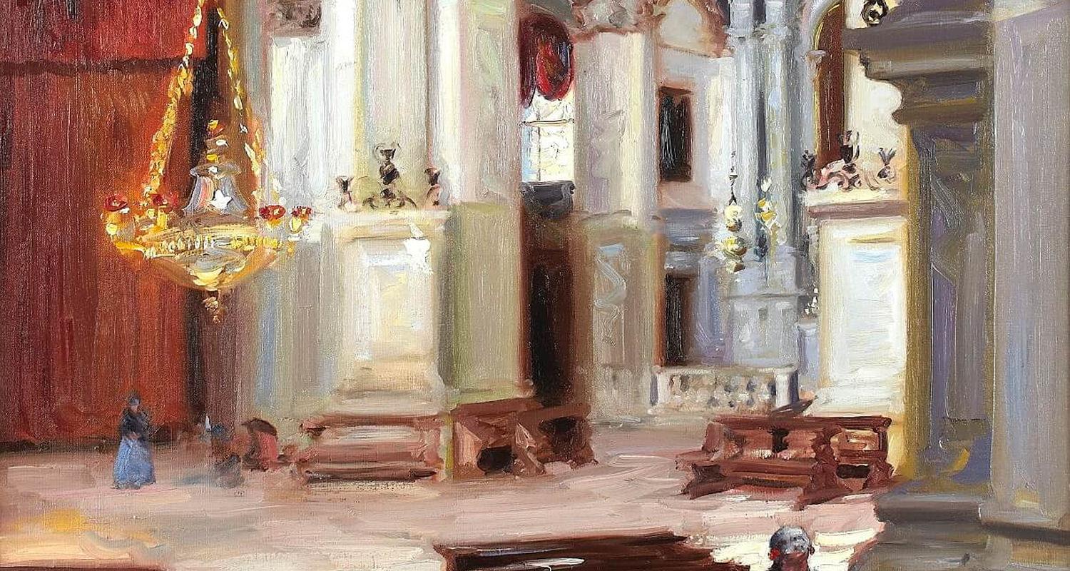 Cadell - Interior - Santa Maria della Salute, Venice - Detail