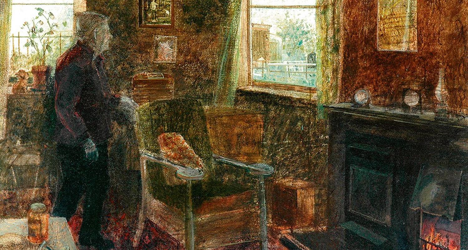 Interior, Monk's Cottage. Victoria Crowe.