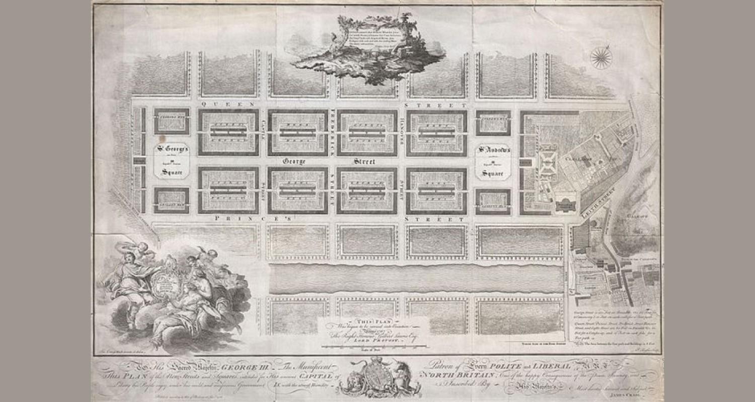 James Craig's map of the New Town