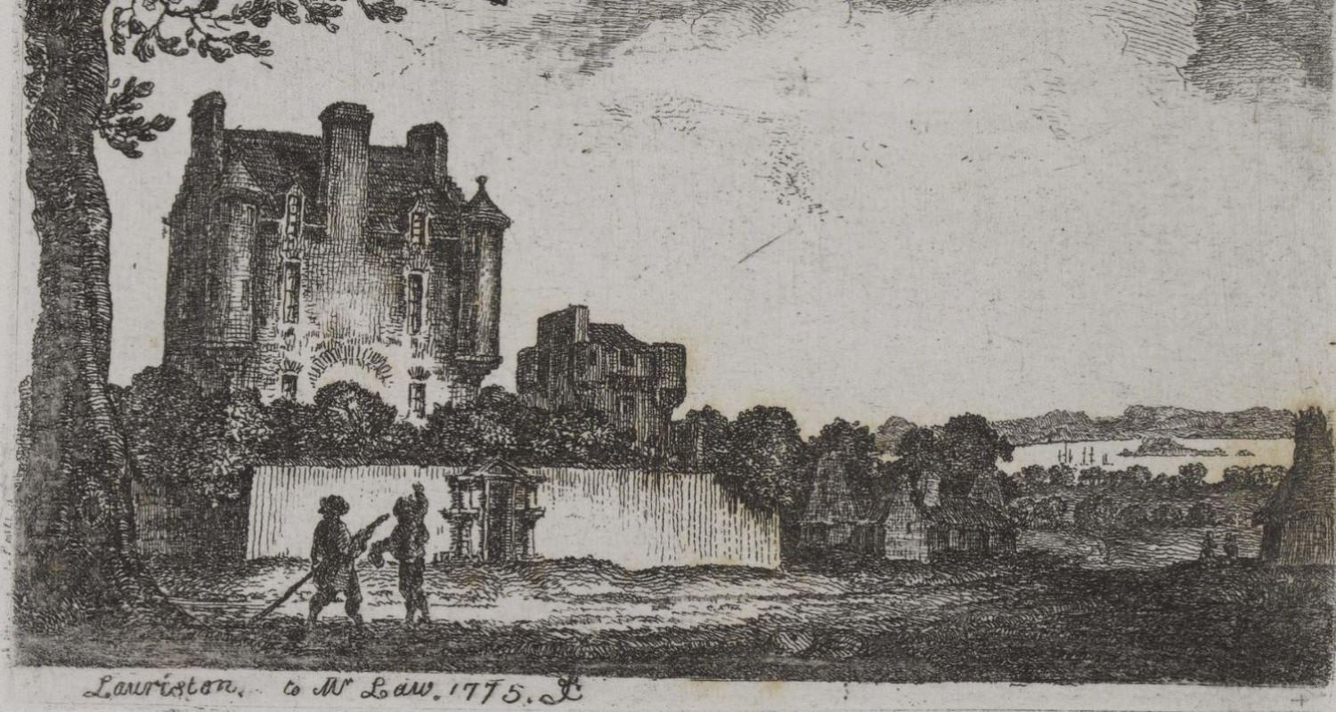 An etching of Lauriston from 1775