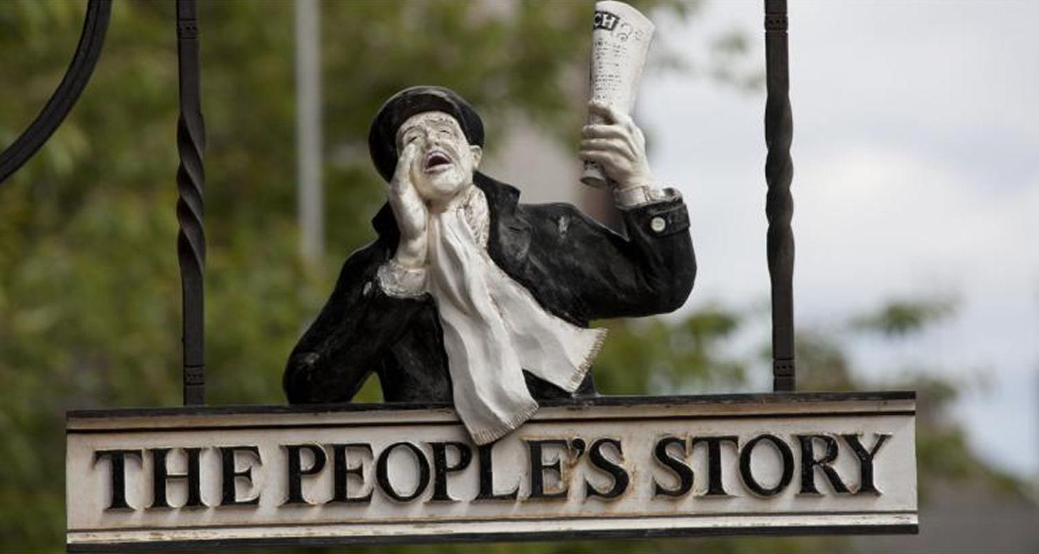 People's Story Sign