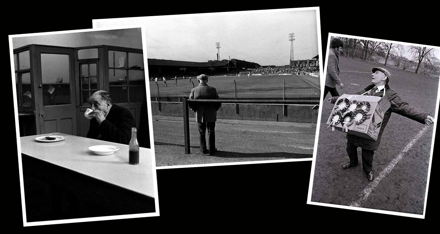 Ron O'Donnell Artist - composite photo showing historical photos of Rugby and football in Edinburgh