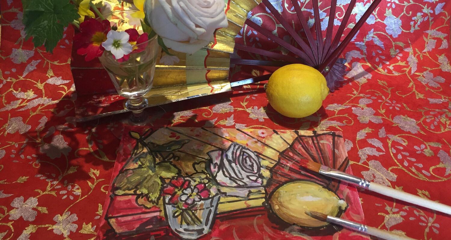 Vibrant 1920s Still Life Explorations