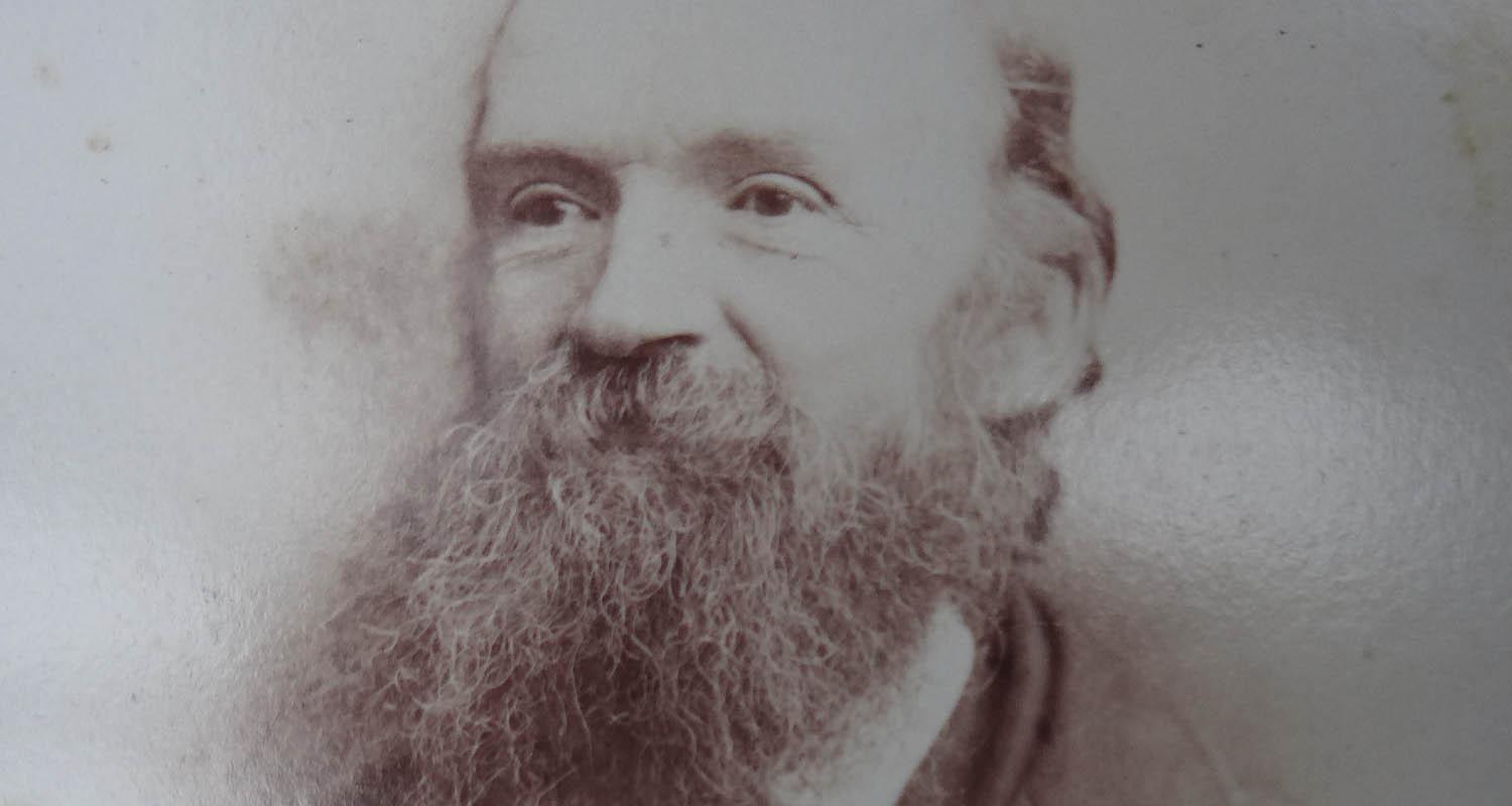 Black and white photo of herbalist Duncan Napier