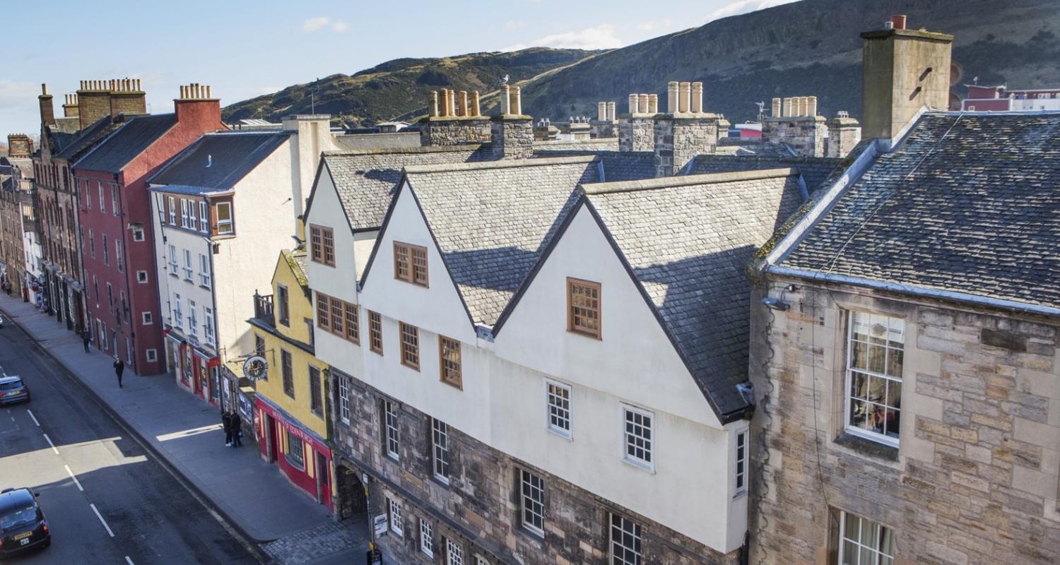 Overlloking Museum of Edinburgh 