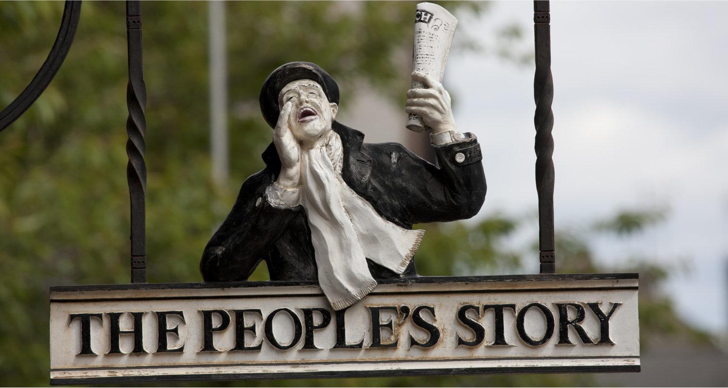 Peoples Story Museum Edinburgh Sign
