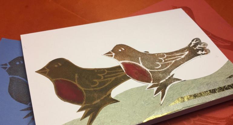 Printmaking for Christmas