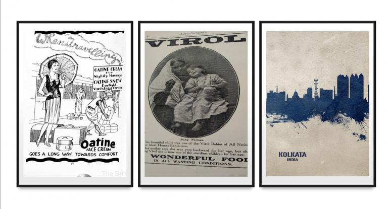 A compilation of 3 different images illustrating a Black History Lecture A compilation of 3 different images illustrating a Black History Lecture