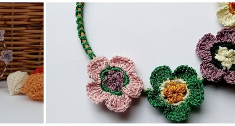 photo of crochet flowers