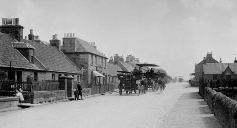 Historical photo of Davidson's Mains In Edinburgh