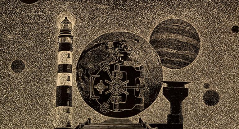 Image of a lighthouse by Artist Ade Adesina