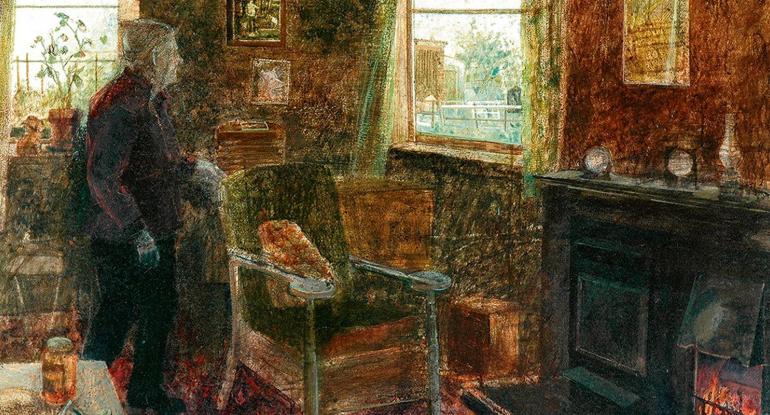 Interior, Monk's Cottage. Victoria Crowe.