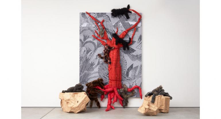 Monster Chetwynd, Cat People, 2018, (C) The artist, courtesy Sadie Coles HQ, London. Photo by Robert Glowacki