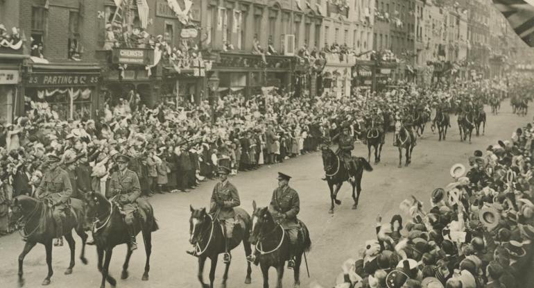 Victory parade in July 1919 held at London
