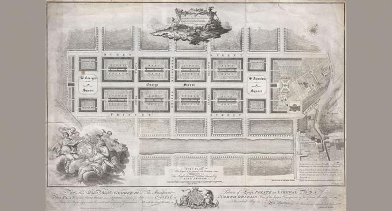 James Craig's map of the New Town