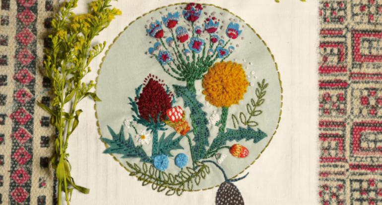 Romantic Victorian Florals embroidery workshop