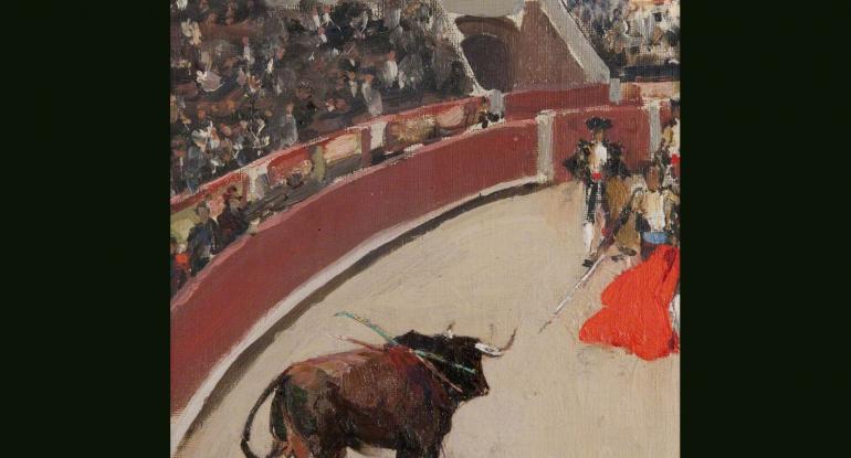 Perceptions of Spain. John Lavery, El Espada, 1892,  North Ayrshire Heritage Centre