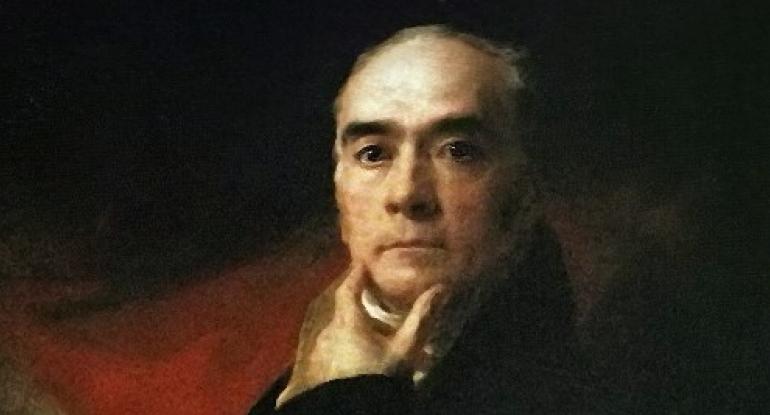 Detail from Sir Henry Raeburn self-portrait