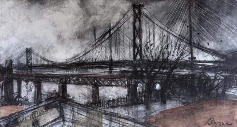 Three-Bridge-Evening-by-Kate-Downie-detail-2019