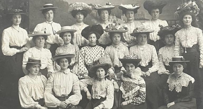 Group of seamstresses from Romanes & Paterson, Princes Street