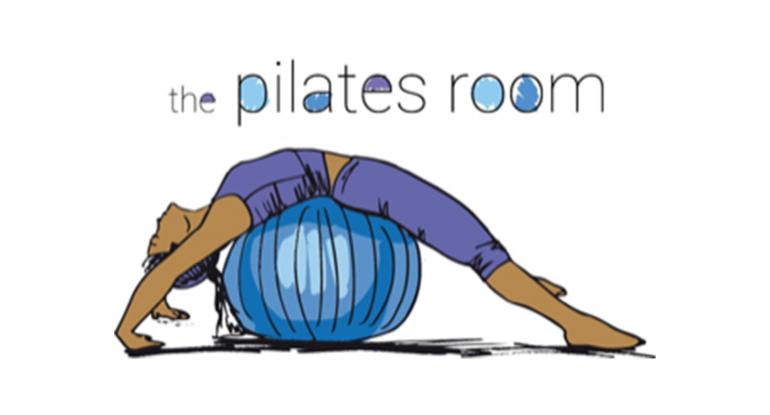 Graphic style image showing Pilates