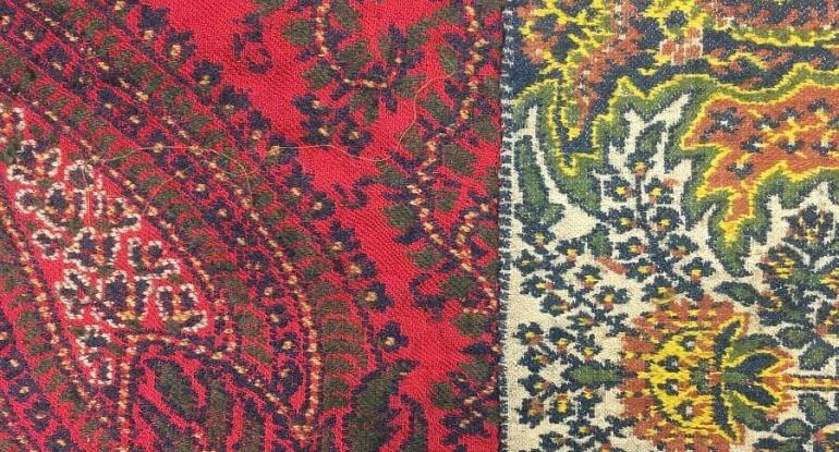 Detail of a ‘Paisley’ shawl made in Edinburgh, early 19th century © City of Edinburgh Council Museums & Galleries; Museum of Edinburgh