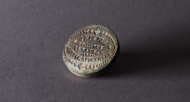 William Flockhart sealing wax stamp c1855. Image © City of Edinburgh Council Museums & Galleries Museum of Edinburgh.JPG