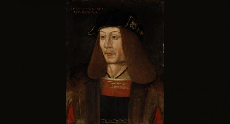 James IV Head and shoulders shot of King James IV