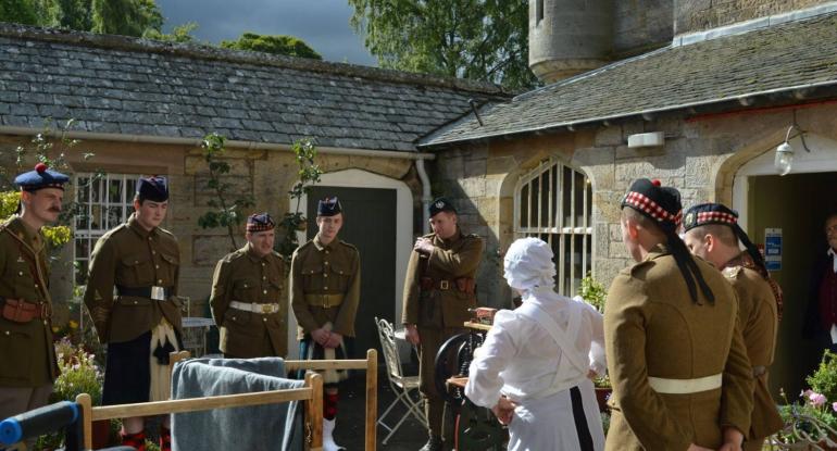 Costumed Performers at Lauriston Castle 