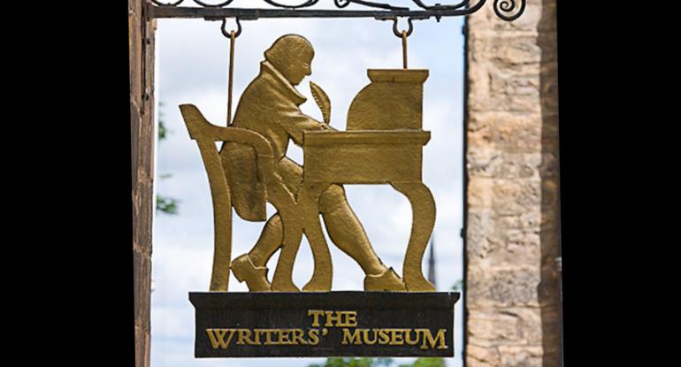 Writers Museum Sign