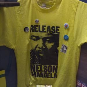 Release Nelson Mandela T Shirt at the Peoples Story Museum Edinburgh