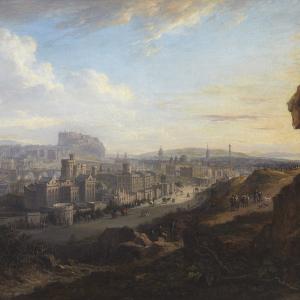 Alexander Nasmyth, Edinburgh from the Calton Hill, 1820, oil on canvas