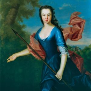 Alan Ramsay, Katherine Hall of Dunglass, c.1736, oil on canvas