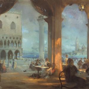 Charles H. Mackie, La Piazzetta, 1909. City Art Centre, Museums & Galleries Edinburgh