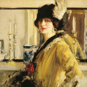 F.C.B. Cadell, The Black Hat, 1914, oil on canvas