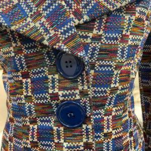 Detail of 1970s suit sold by Bus Stop boutique, Edinburgh