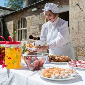 Food at Lauriston Castle party