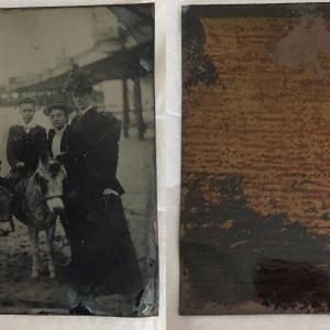 Front and back Tintype