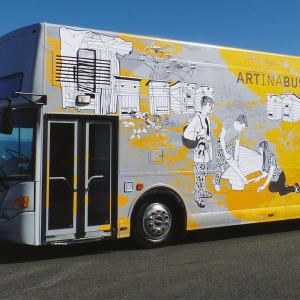 Traveling Gallery bus