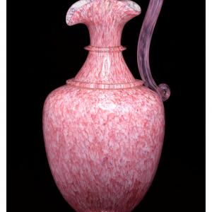 Edinburgh & Leith Glasswords Pink Jug