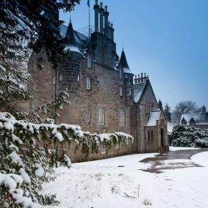 Snowy Lauriston Castle